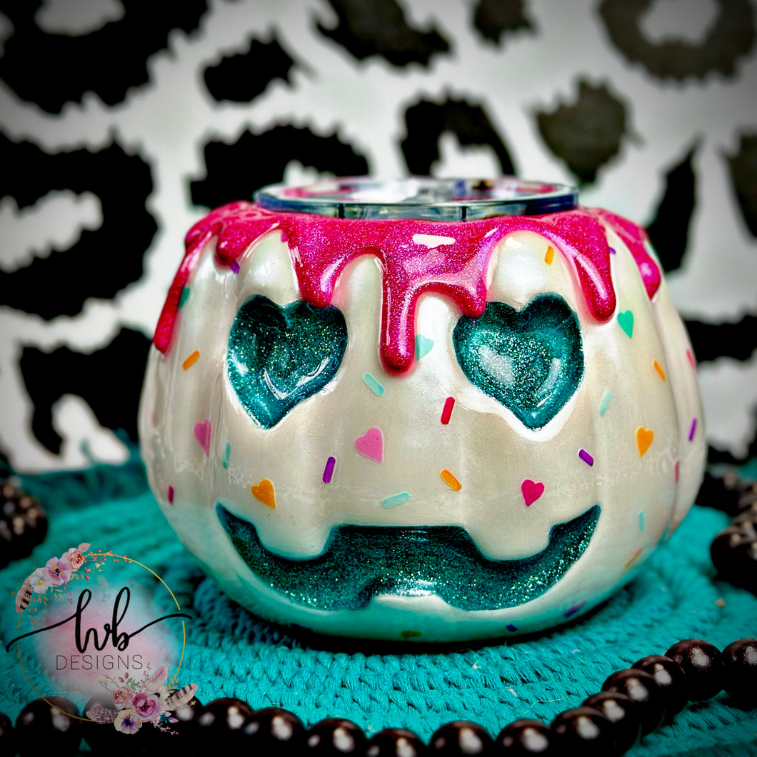 Glazed Heart Pumpkin 3D Tumbler