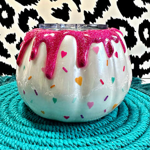 Glazed Heart Pumpkin 3D Tumbler